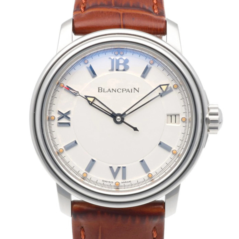 Blancpain Leman Ultra-Slim Watch, Stainless Steel, Automatic Winding, Overhau...
